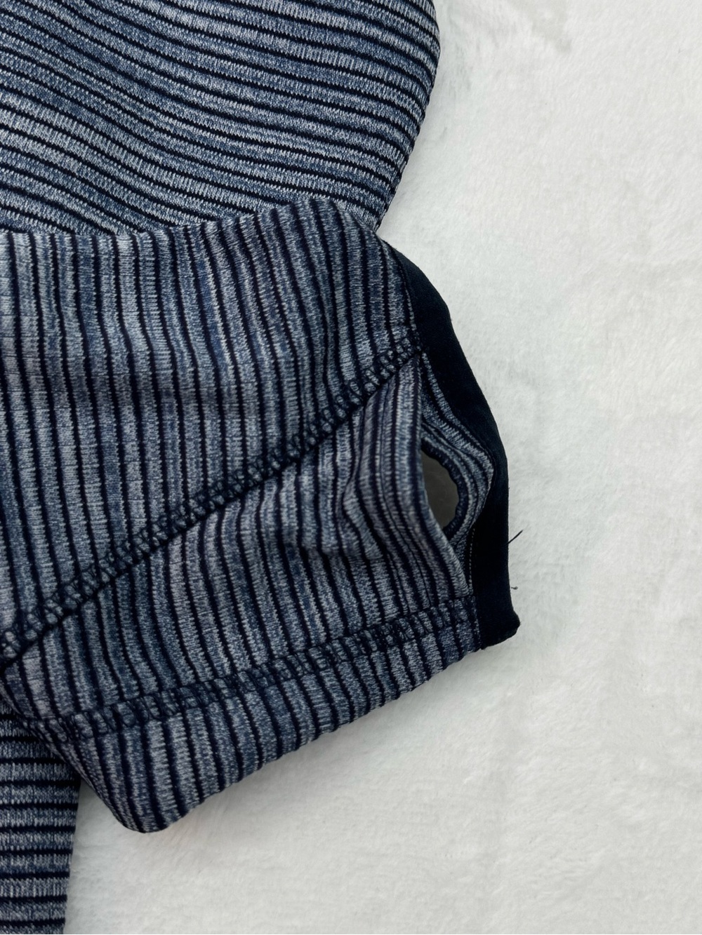prAna Gatten Fleece Jacket Men's XL 1/4 Zip Pullover Long Sleeve Navy Blue - Picture 5 of 7